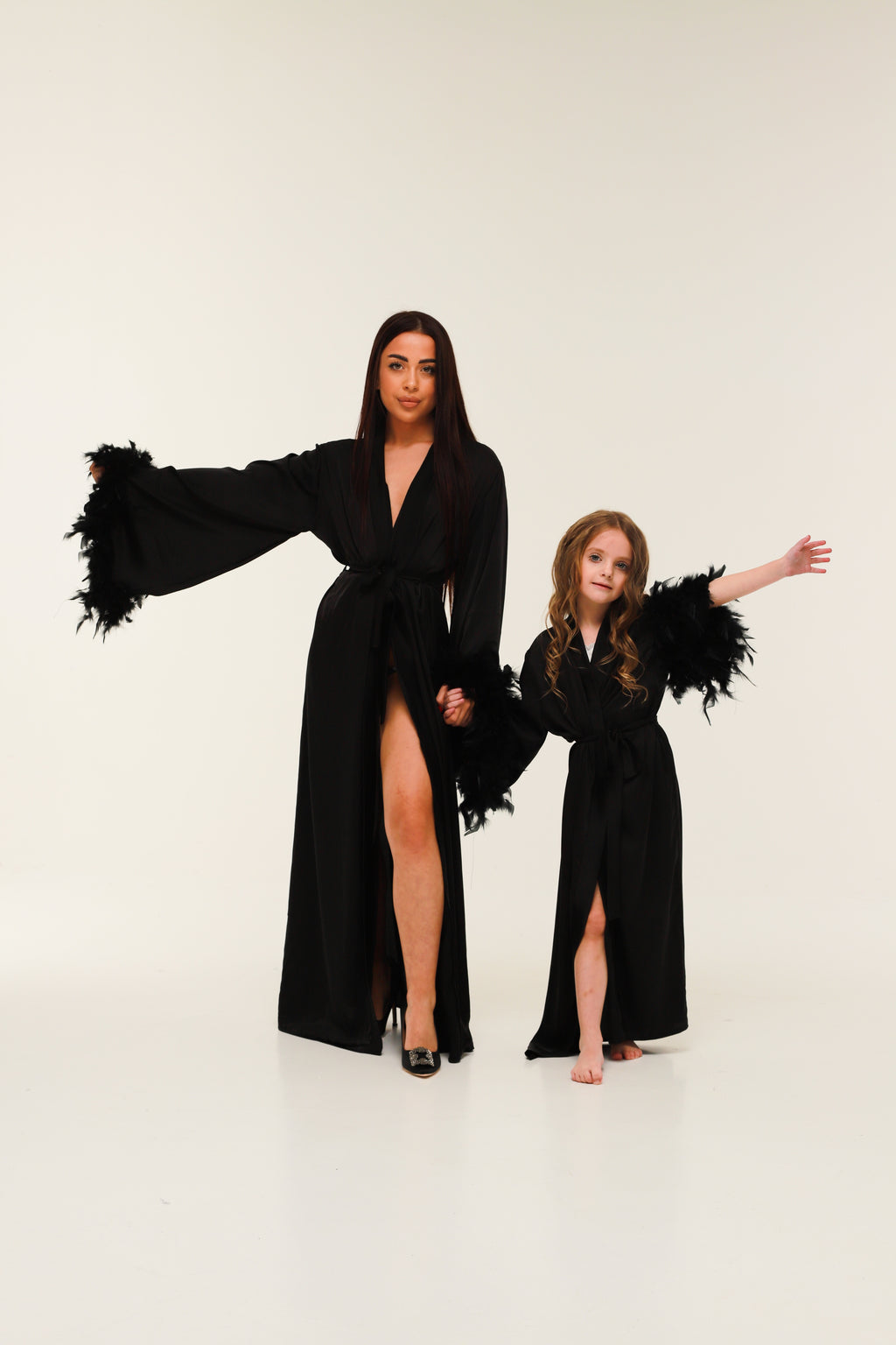 FAMILY LOOK (мама + донечка) ЧОРНИЙ