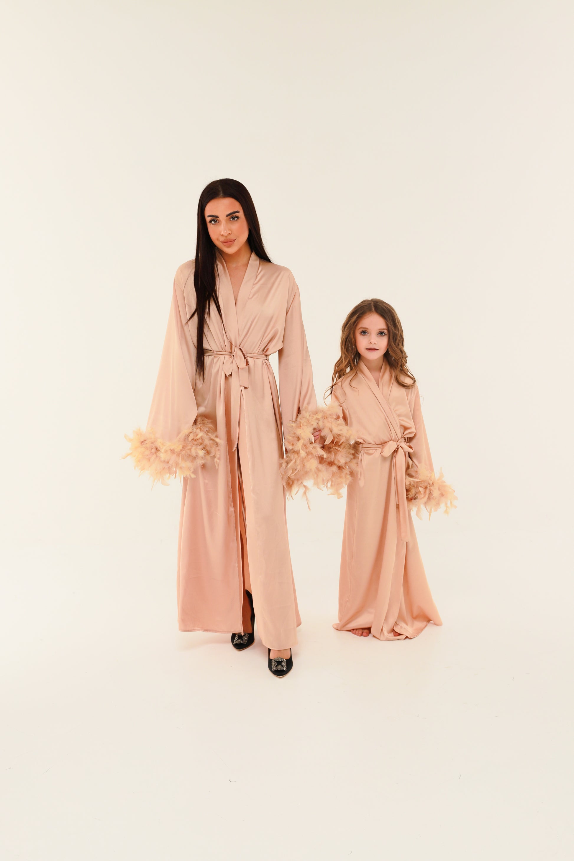 FAMILY LOOK (мама + донечка) БЕЖ
