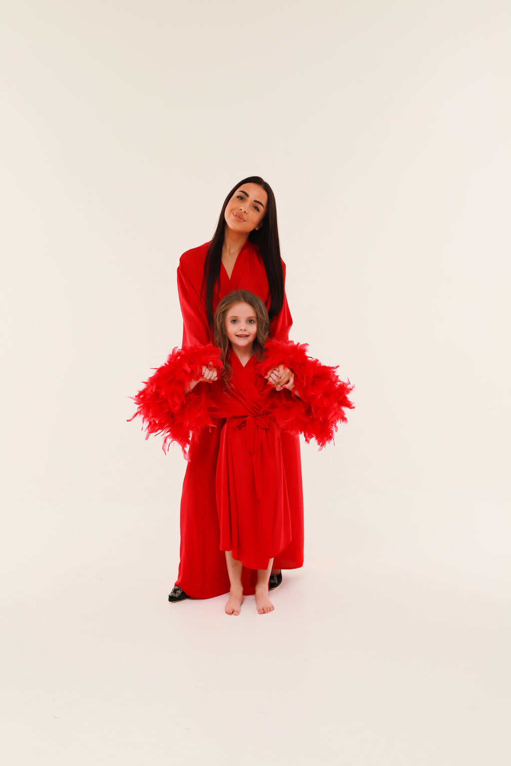 FAMILY LOOK (мама + донечка) ЧЕРВОНИЙ