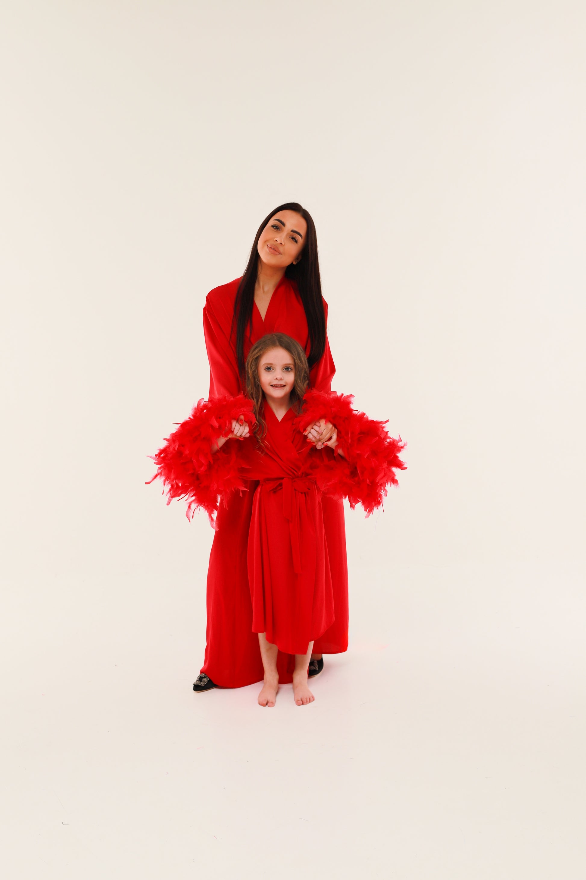 FAMILY LOOK (мама + донечка) ЧЕРВОНИЙ