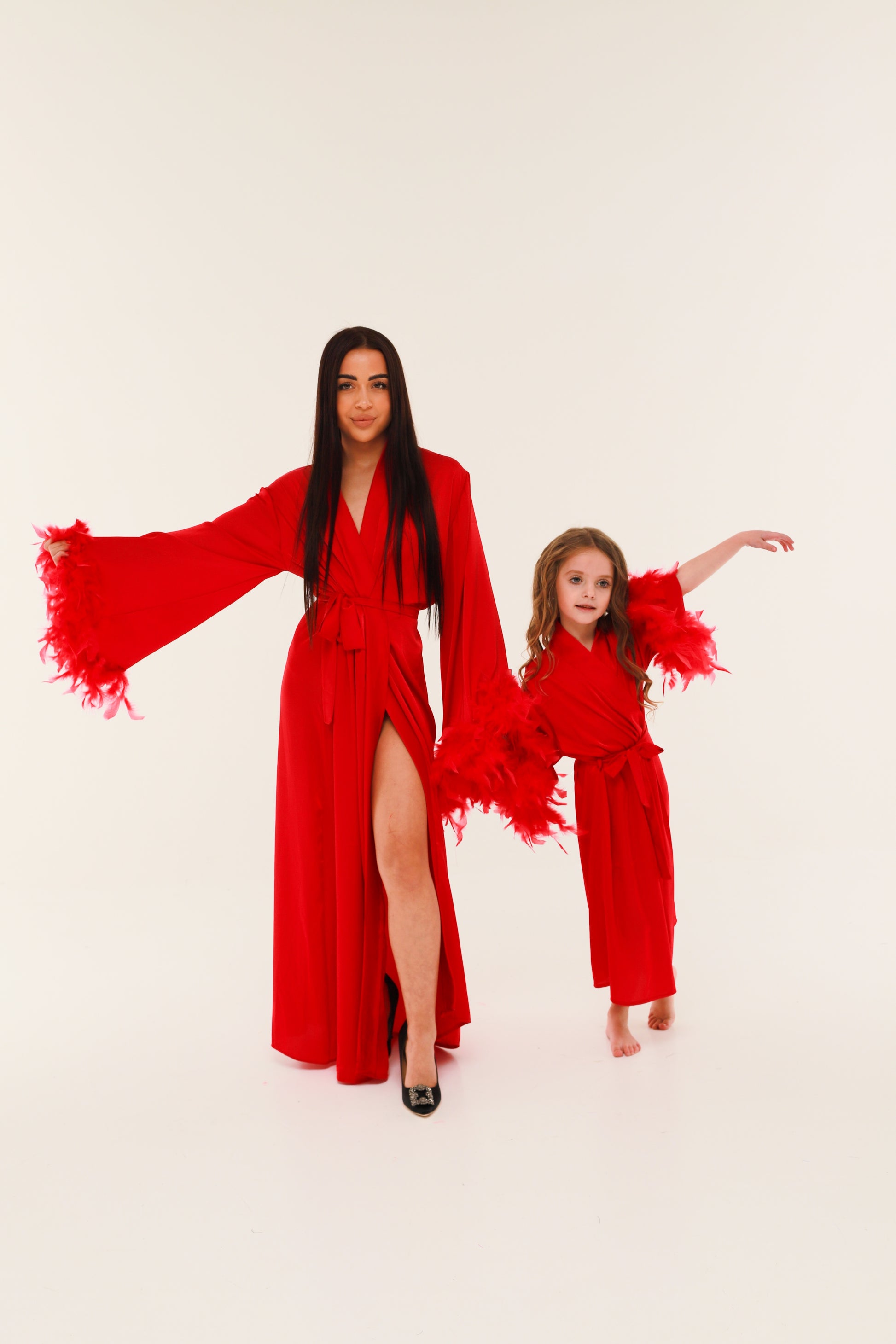 FAMILY LOOK (мама + донечка) ЧЕРВОНИЙ